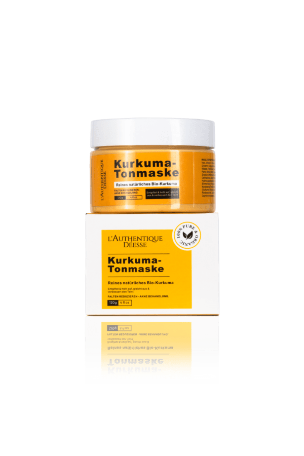 Masque visage à l'argile de curcuma